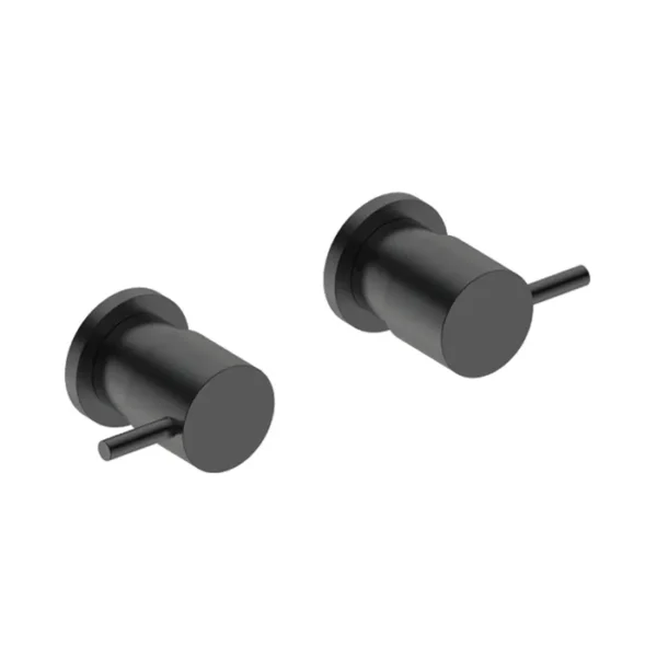 Latoro Matt Black Wall Taps